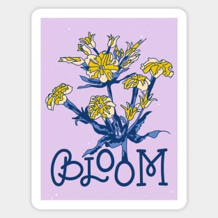 consciously blooming Sticker